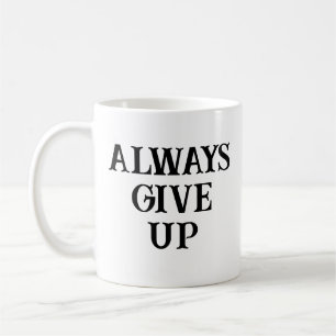 Immer geben kaffeetasse
