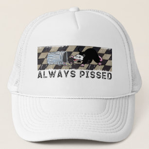 Immer gepisst Funny Trash Day Opossum Possum Lover Truckerkappe