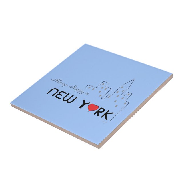 Immer glücklich in New York Fliese (Seite)