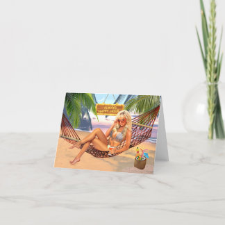 IMMER GLÜCKLICH STUNDE DANKESKARTE