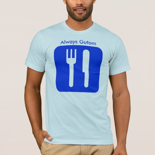 Immer Gutom [blau], immer Gutom T-Shirt (Vorderseite)