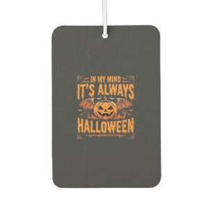 Immer Halloween-Kürbis-Fledermaus-Vektordesign_1 Autolufterfrischer