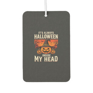 Immer Halloween-Kürbis-Hexen-Design_1 Autolufterfrischer