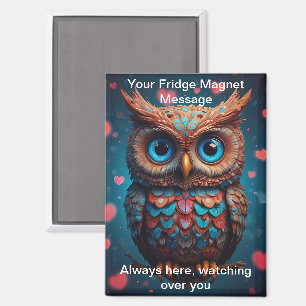 Immer hier, beobachtet deinen Kühlschrank Magnet