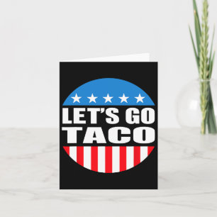 Immer Hühner raus gehen Taco Funny Meme Karte