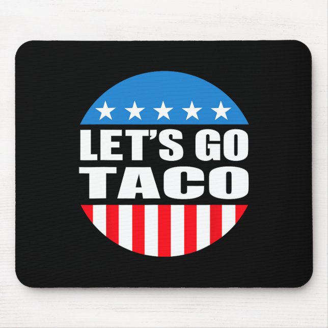 Immer Hühner raus gehen Taco Funny Meme Mousepad (Vorne)