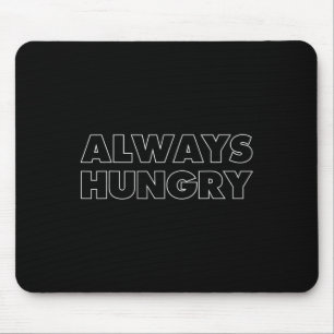 Immer hungriges Essen Bodybuilding Protein M Kohle Mousepad