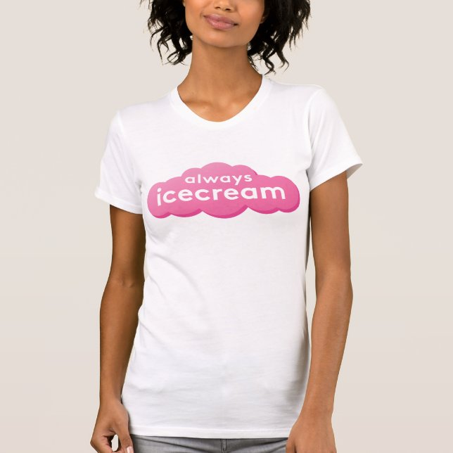 Immer Icecream-Logo-Shirt T-Shirt (Vorderseite)