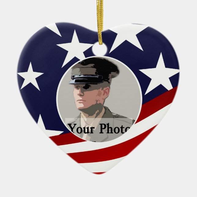 Immer im Herzen Keramikornament (Vorne)