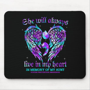 Immer im Herzen meiner Tante Suizidprävention Mousepad