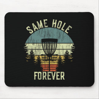 Immer im selben Loch Funny Disc Golf Junggesellena Mousepad