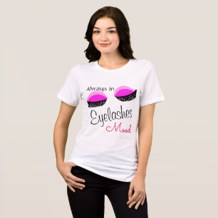 immer in der Stimmung für Wimpern-Tragetasche Tri-Blend Shirt