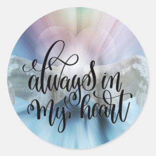 Immer in meinem Heart Classic Round Sticker