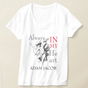 IMMER IN MEINEM HERZEN, MÜSSEN SIE DIE VORLAGE ZUR T-Shirt
