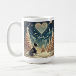 Immer in unserem Herz Weihnachtsschmuck Pit Bull Kaffeetasse