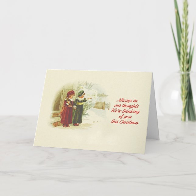 Immer in unseren Gedanken zu Weihnachten (Vorderseite)