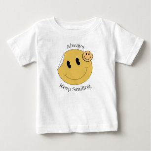 Immer lächeln  baby t-shirt