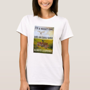 Immer lernender (leichter) T - Shirt