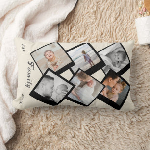 Immer Liebe – Individuelle Familien-Fotocollage-Ki Lendenkissen