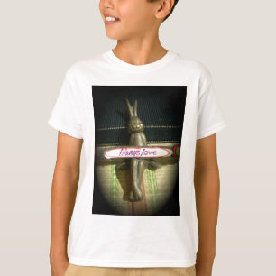 Immer Liebe Inspiration-Kaninchen-Kunstdruckdesign T-Shirt