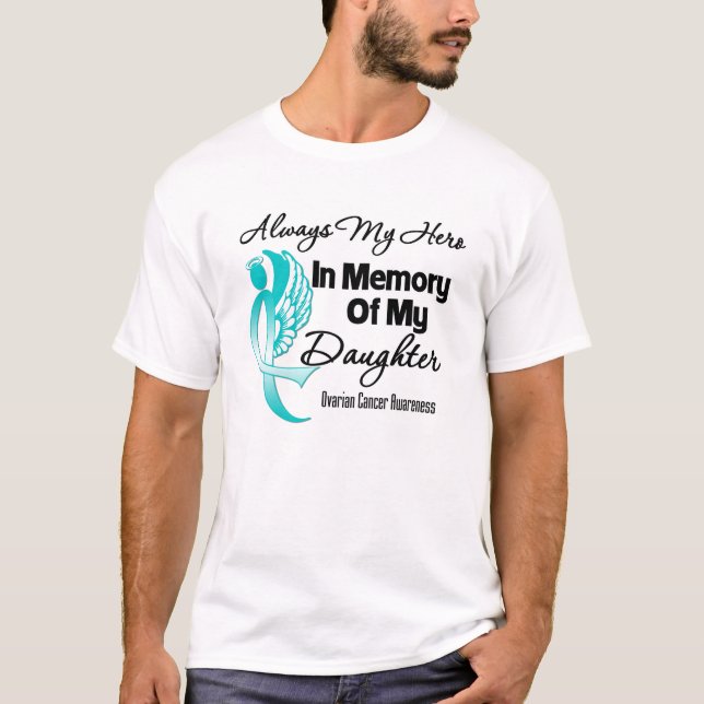 Immer mein Held in der Gedächtnis-Tochter - T-Shirt (Vorderseite)