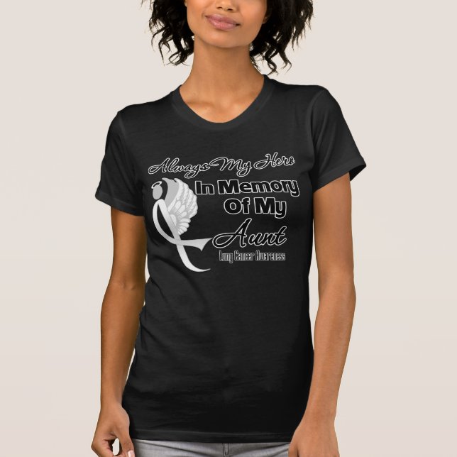 Immer mein Held in der Gedächtnistante - Lungenkre T-Shirt (Vorderseite)