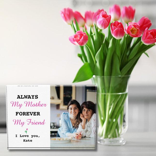 Immer meine Mutter, für immer mein Freund Foto blo (Always My Mother, Forever My Friend Photo Block)