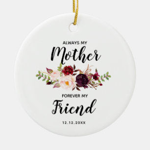 Immer meine Mutter Weihnachtsgeschenk Keramik Orna Ornament