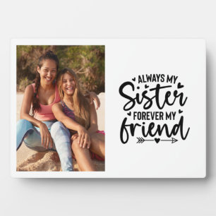 Immer meine Schwester für immer mein Foto Fotoplatte