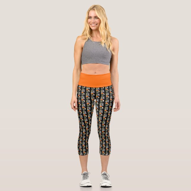 Immer mit Felsen beleuchtet Capri Leggings (Vorderseite)
