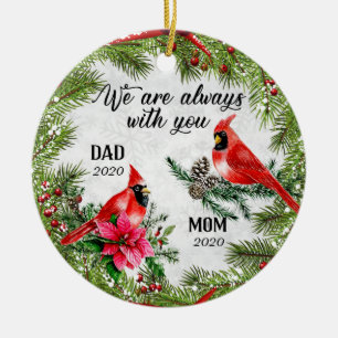 Immer mit Ihnen Holly Branch Weihnachten personali Keramik Ornament