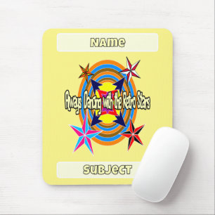 Immer mit Retro-Stars tanzen Mousepad