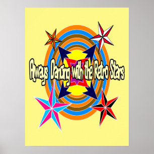 Immer mit Retro-Stars tanzen Poster