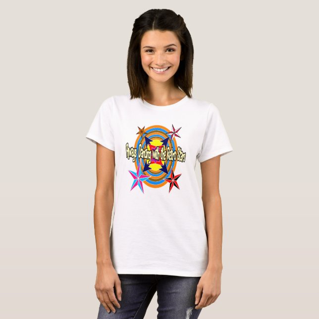 Immer mit Retro-Stars tanzen T-Shirt (Vorne ganz)