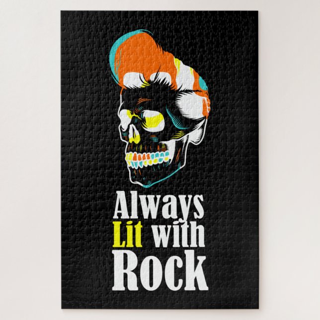 Immer mit Rock beleuchtet (Vertikal)