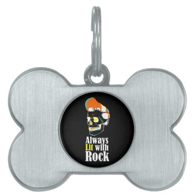 Immer mit Rock beleuchtet Tiermarke (Vorderseite)