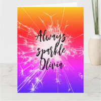 Immer Motivierend rosa individuelle Name sparkeln