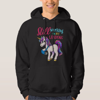 Immer noch an meiner Landeverletzung gebrochenem A Hoodie