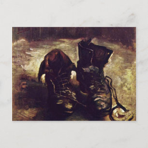 Immer noch ein Paar Schuhe von Vincent Van Gogh Postkarte