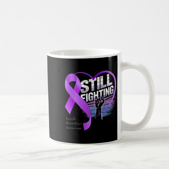Immer noch gegen Suizidpräventions-Bewusstsein Lil Kaffeetasse (Rechts)