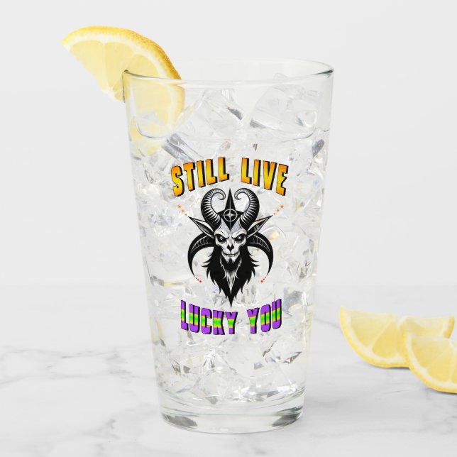 Immer noch glücklich Sie Glas (Vorderseite Ice)
