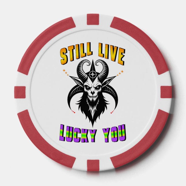Immer noch glücklich Sie Pokerchips (Vorderseite)