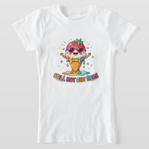 Immer noch heiß hier Kawaii Eiscreme T-Shirt