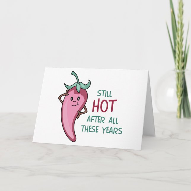 immer noch heiß karte (Vorderseite)