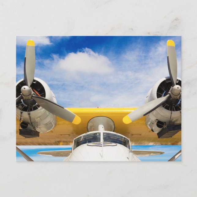 immer noch Propeller und Ölpfannen Postkarte (Vorderseite)