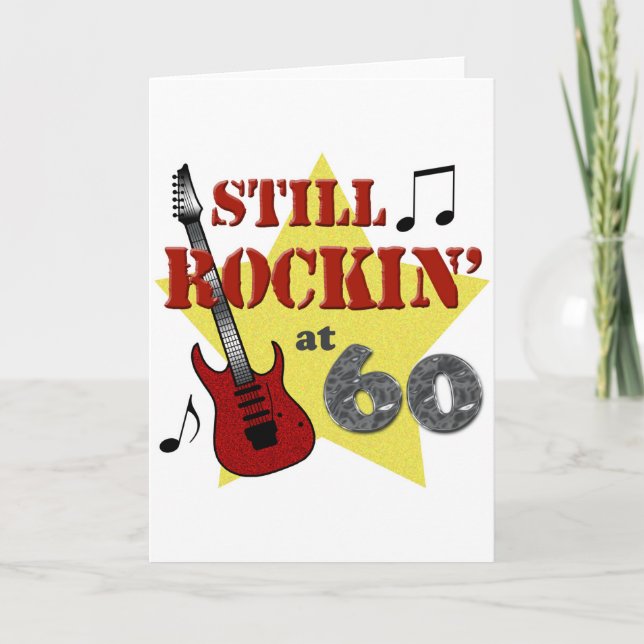 Immer noch Rockin' mit 60 Karte (Vorderseite)