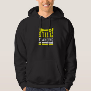 Immer noch Stehend Beinamputation Beinamputierter Hoodie