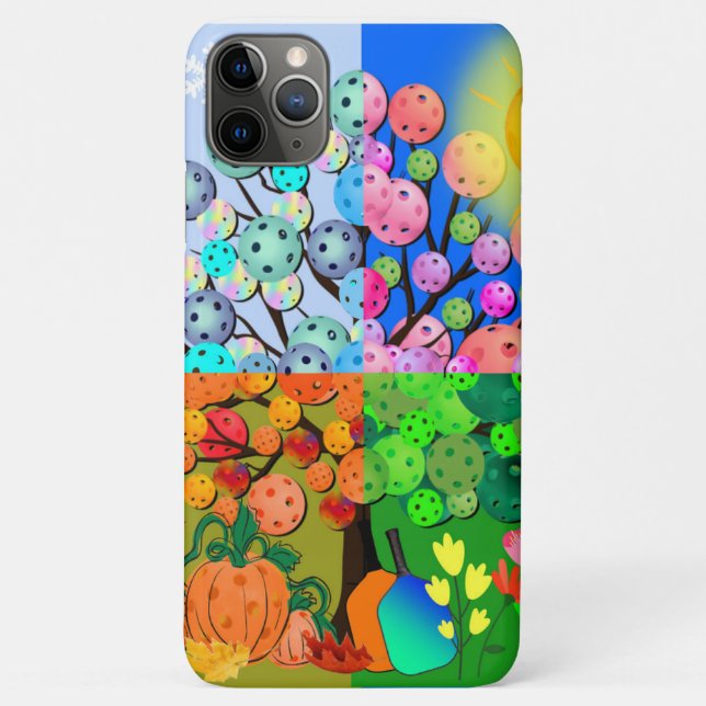 Immer Picklebens Jahreszeit Winter Frühling Herbst Case-Mate iPhone Hülle (Rückseite)