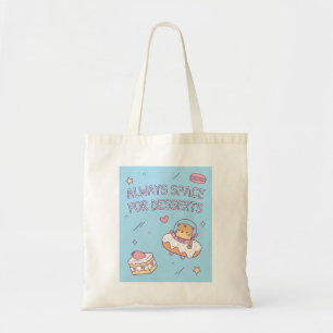 Immer Platz Für Desserts Lustige Wortspiel-Tasche Tragetasche