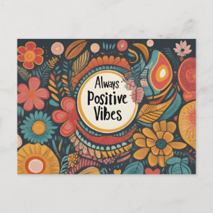 Immer positive Visionen Postkarte